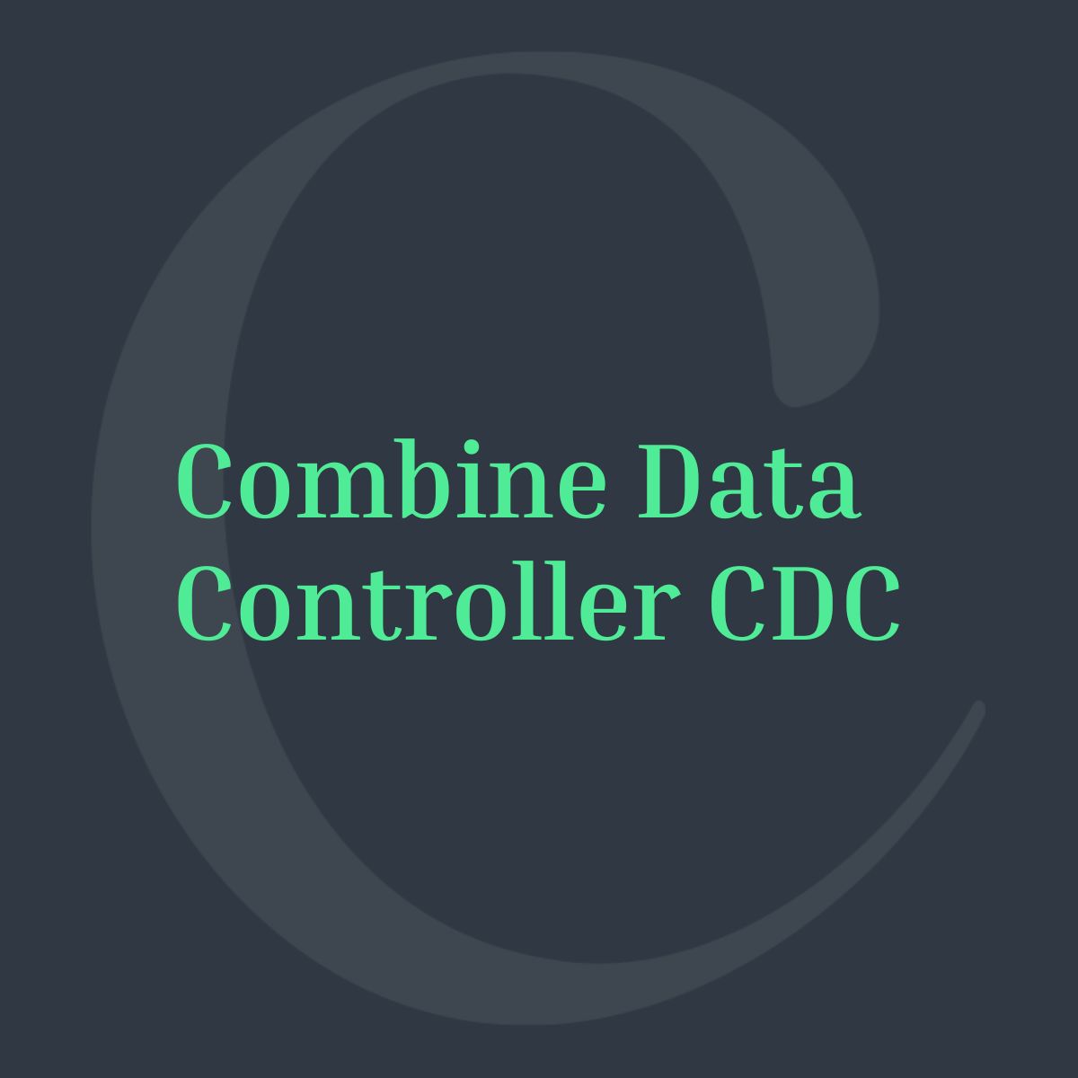 Combine Data Controller V3